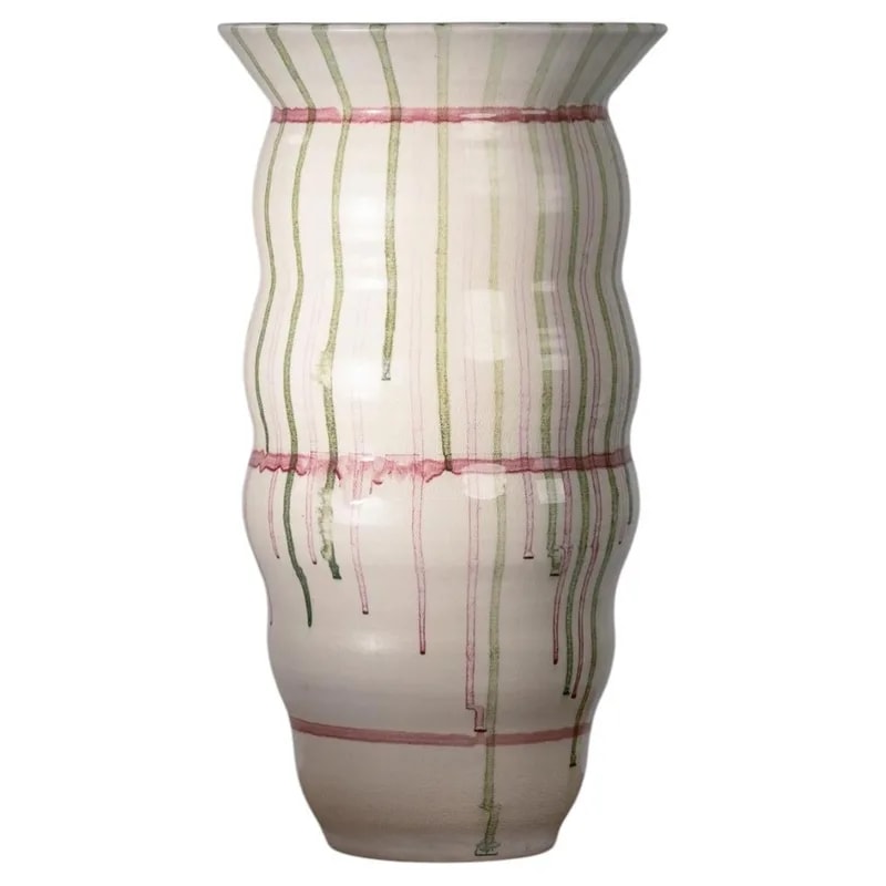 Mobach Studio Pottery XXL 46 cm Large Ceramic Vase, The Netherlands, 1991 — decorative_object — resale