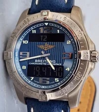 Breitling — E79362 Breitling Aerospace Avantage 42 Titanium WIN Logo BlueDial Quartz — Watch — resale
