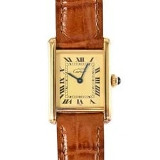 Cartier — Cartier Must Tank SM W1003154 Ivory Authentic From Japan — Watch — resale