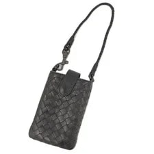 Bottega Veneta — Bottega Veneta Mini Pouch Smartphone Case Dark 172765 — Handbag — resale