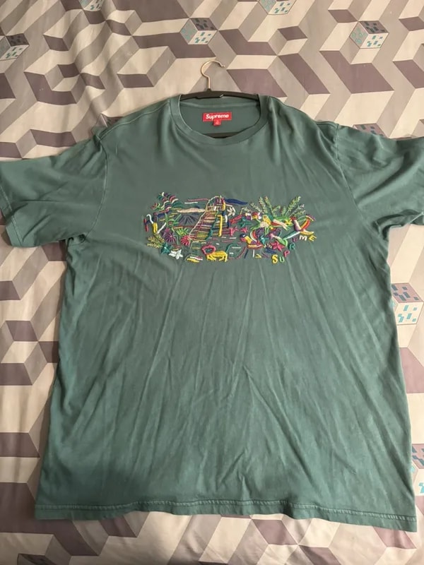 Supreme — Supreme Machu Picchu S/S Top — streetwear — resale
