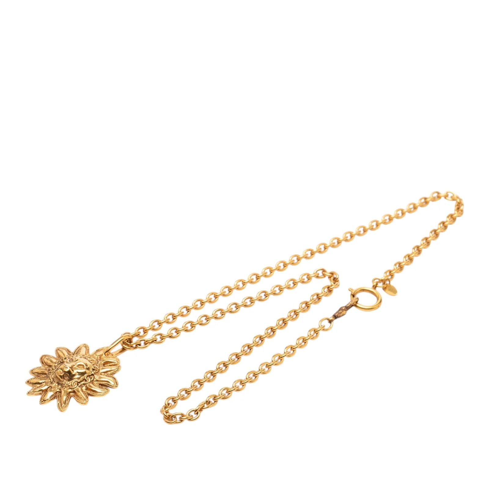 Chanel — Leo Lion Sun Medallion — Jewelry — resale