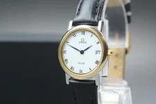 Omega — 1991 Near Omega de Ville 24mm 596.2379 Quartz White Roman — Watch — resale