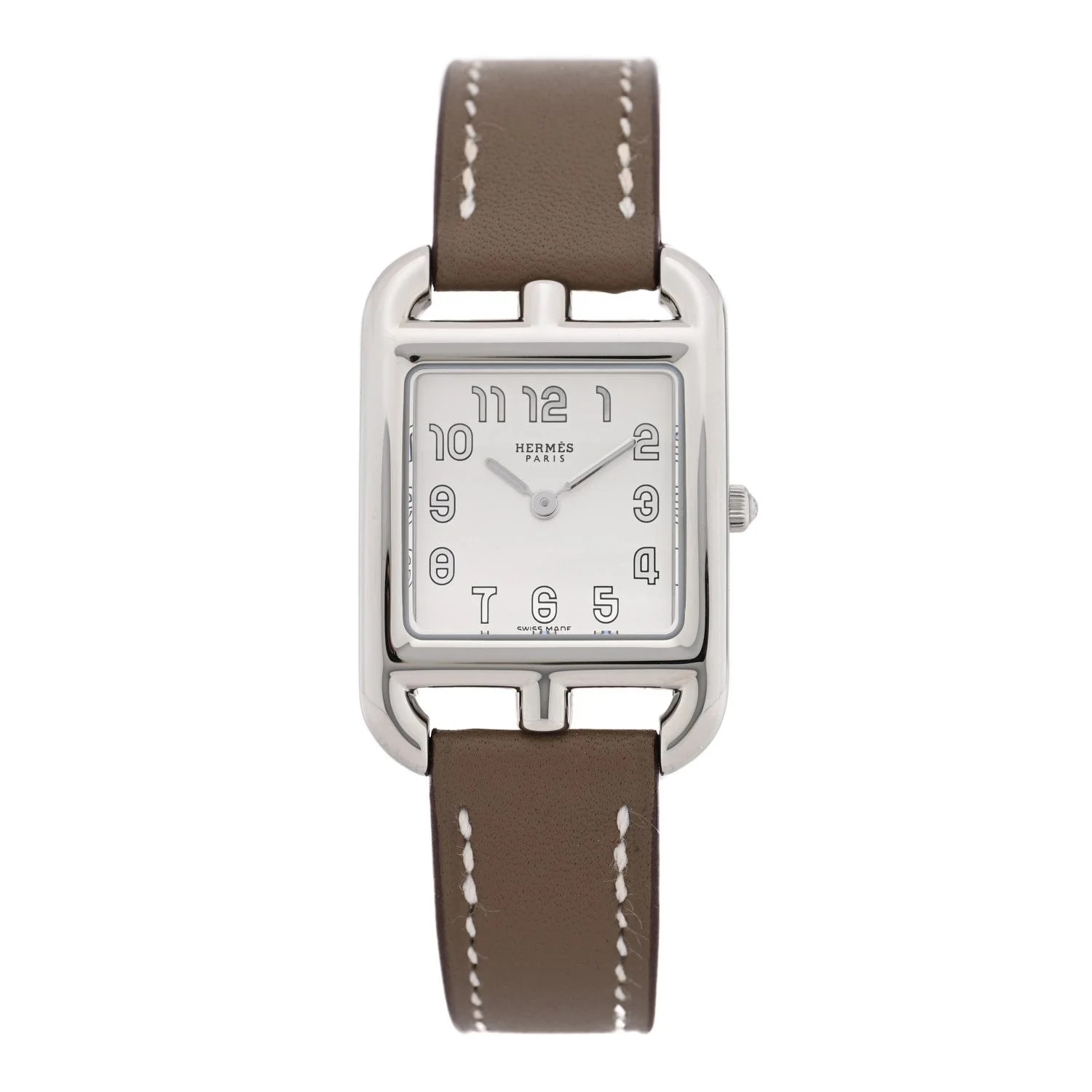 Hermès — Stainless Steel Swift 23mm Cape Cod Quartz Etoupe — Watch — resale