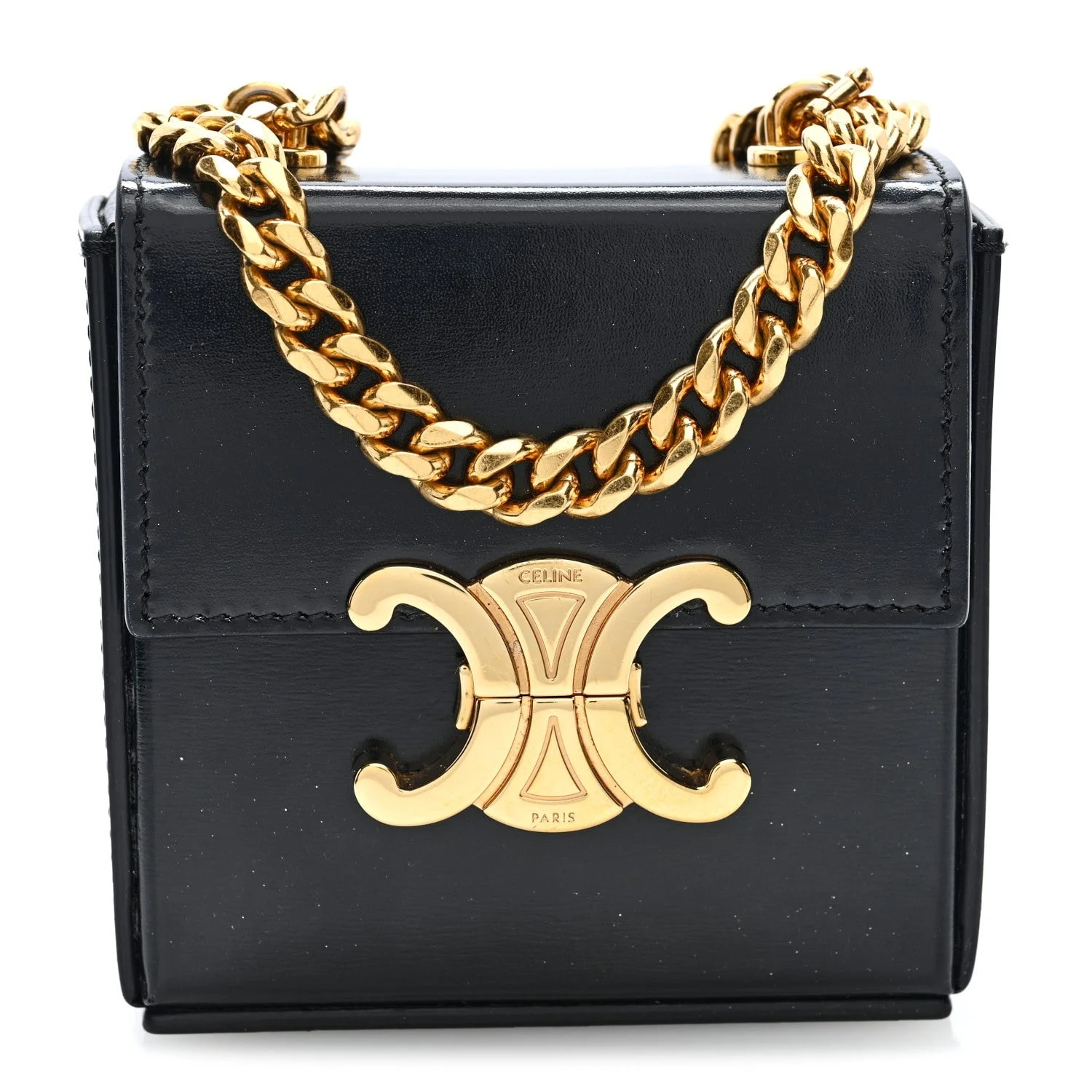 Celine — Triomphe Chain Box — Handbag — resale