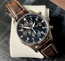 IWC — Breathtaking IWC Pilot Chronograph IW3777 — Watch — resale