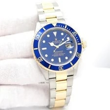 Rolex — Rolex 16613LB Submariner 18K/SS With Blue Dial — Watch — resale