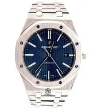 Audemars Piguet — Audemars Piguet Royal Oak 41mm Blue Dial 15400ST.OO.1220ST.03 Box & Papers — Watch — resale