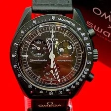 Omega — Omega Mission To the Moonphase Quartz Analog Brown — Watch — resale