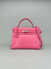 Hermès — Hermes Kelly 32 Retourne Palladium Hardware Preowned Square I — Handbag — resale