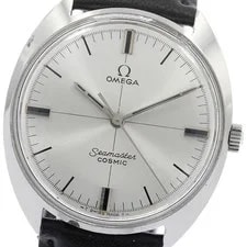 Omega — Omega Seamaster Cosmic Manual Wind 35mm SS Leather From Japan — Watch — resale