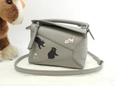 Loewe — Loewe Puzzle Mini Suna Limited Bear Dog Crossbody Japan — Handbag — resale