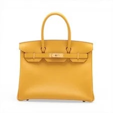 Hermès — Hermès Birkin 30 le Tournay Ambre Metal Fittings D: 2019 — Handbag — resale