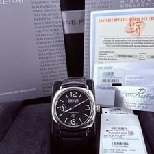 Panerai — Panerai Radiomir Black Seal PAM00380 PAM 380 45mm Stainless Steel Box Papers — Watch — resale