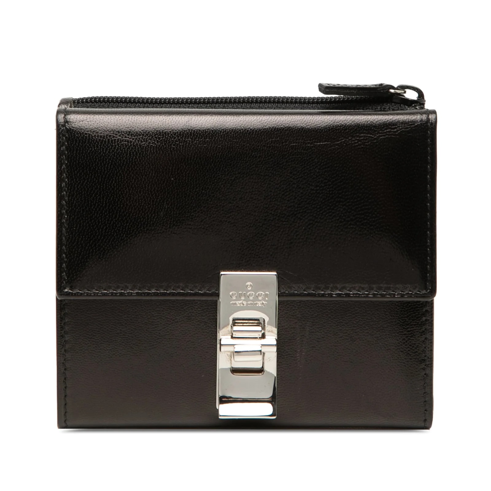 Gucci — Metal Clasp Bifold Small Wallet — Handbag — resale