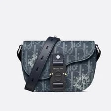 Dior — Christian Dior Mini Distressed Messenger Saddle — Handbag — resale