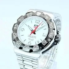 Tag Heuer — TAG Heuer Formula 1 WAC1111 , Dier, 3-Hand, Date, White Dial — Watch — resale