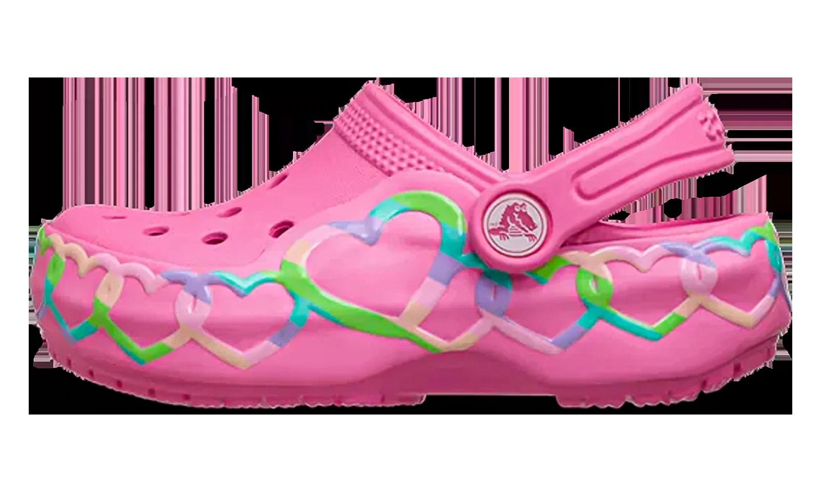 Crocs — Classic Heart Lights Clog TD " Lemonade" 213184 669 — Sneaker — resale