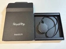Audemars Piguet X Swatch — Audemars Piguet X Swatch Royal Pop Leather Strap Black — Watch — resale