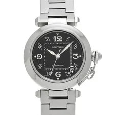 Cartier — Cartier Pasha C W31043M7 ( 2324) 35mm Stainless Steel Black #WW2828 — Watch — resale