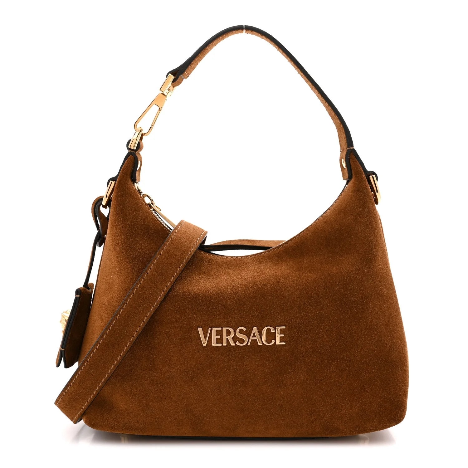 Versace — Logo Tag Hobo — Handbag — resale