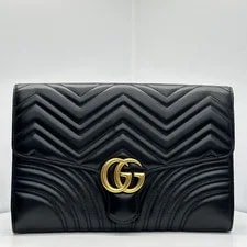 Gucci — Gucci Marmont Matelassé Flap 498079 68268431 — Handbag — resale