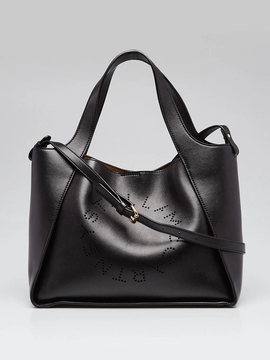 Stella McCartney — Stella McCartney Perforated Logo Top Handle — Handbag — resale