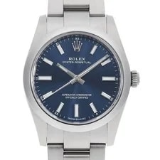 Rolex — Rolex Oyster Perpetual 124200 Blue Bar Random Number Second Hand — Watch — resale