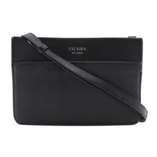 Prada — Prada Mini Diagonal Snap Button B — Handbag — resale