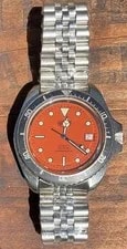 Heuer — Heuer (Pre-Tag) 42mm "Jumbo" Orange 1000 Series Ref 980.007 — Watch — resale