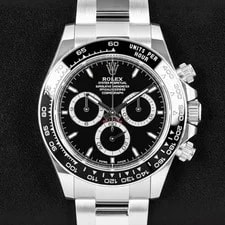 Rolex — Rolex Cosmograph Daytona 126500LN Silver Oyster Bracelet With Black Bezel — Watch — resale