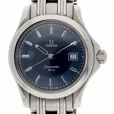 Omega — Omega 2571.81 Seamaster Blue Dial Quartz Stainless Steel ’S — Watch — resale