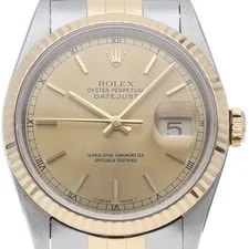 Rolex — Rolex Datejust 16233(T) Gold 36mm Champagne Dial Automatic #LPW475 — Watch — resale
