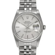Rolex — Rolex Datejust 16234 36mm Stainless Steel Silver #WW1636 — Watch — resale