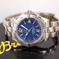 Breitling — Breitling Colt Ocean A57350 Quartz Blue Dial 33mm Box Papers — Watch — resale