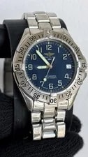 Breitling — Breitling Colt Automatic 38mm Ref. A17035 Blue Dial Date Steel Diver Swiss — Watch — resale