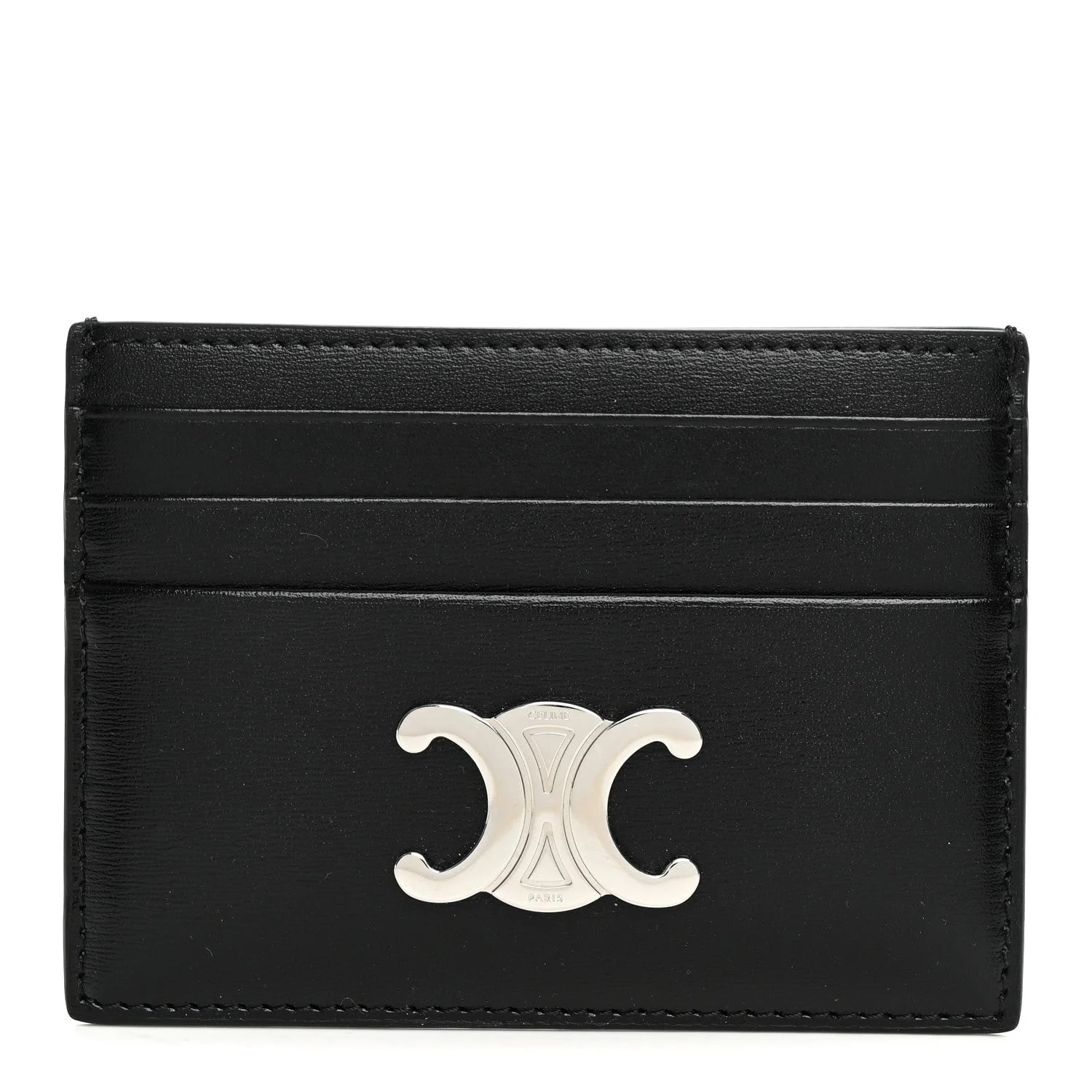 Celine — Triomphe Card Holder — Accessory — resale