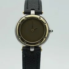 Cartier — Cartier Santos Round Quartz 28mm Steel/Gold Papers CA194 — Watch — resale