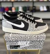 Air Jordan — Air Jordan 1 Low OG - - Size 10.5 Preowned OG Box — Sneaker — resale