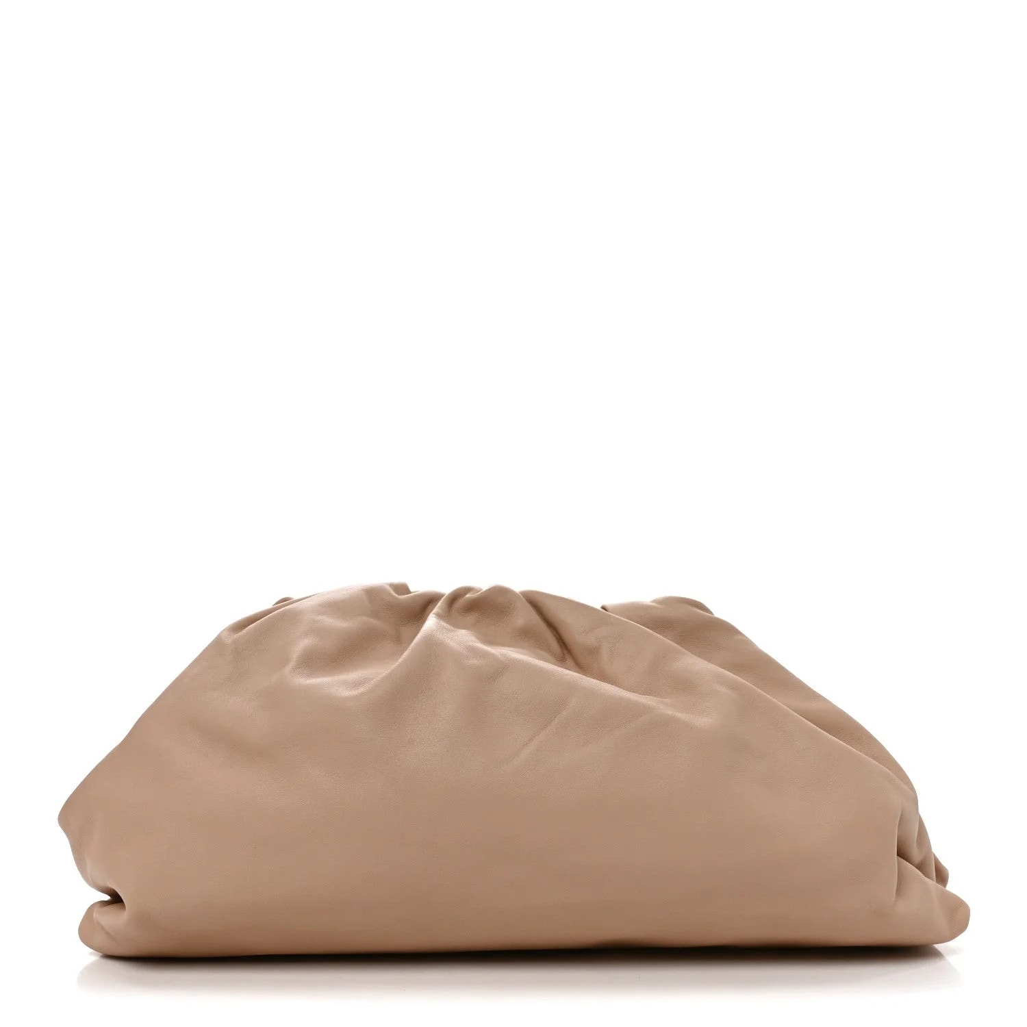 Bottega Veneta — Smooth Calf the Pouch Oversized Nude — Handbag — resale