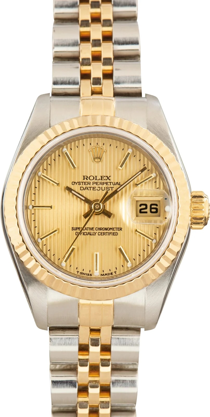 Rolex — Rolex Datejust Ref 79173 Champagne Tapestry Dial — Watch — resale