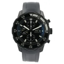 IWC — IWC Aquatimer Black Dial Stainless Steel 44mm Automatic ’S IW376705 — Watch — resale