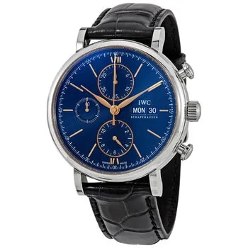 IWC — Portofino Chronograph Automatic Blue Dial IW391035 — Watch — resale