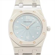 Audemars Piguet — Audemars Piguet Royal Oak 67470ST.PP.1120ST.01 SS QZ Iceblue-Face — Watch — resale