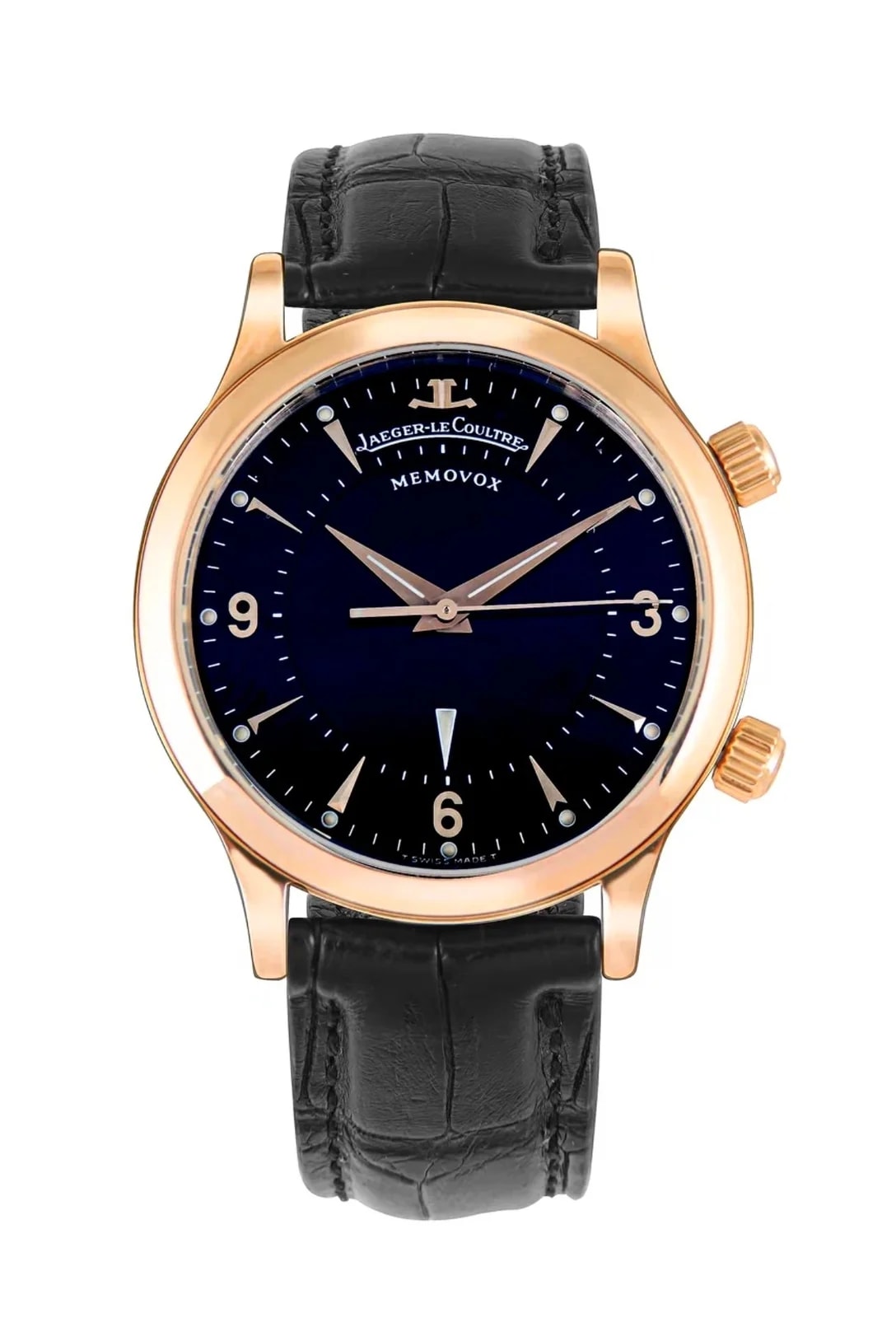 Worldofluxuryus — Jaeger-LeCoultre Memovox 18K Rose Gold — Watch — resale