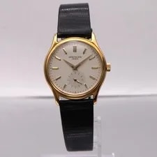 Patek Philippe — Patek Philippe Calatrava 18K Yellow Gold Silver Dial Manual Wind 3923J — Watch — resale