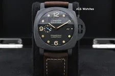Panerai — Panerai PAM 661 Luminor 1950 44 3 Days Carbotech Box & Paper — Watch — resale