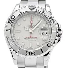 Rolex — Rolex Yacht-Master Rolesium 169622 Stainless Steel Platinum 29mm 2001 #CSW093 — Watch — resale