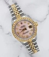 Rolex — Rolex Datejust Fully Loaded With Pave Diamond Dial, Bezel & Shoulders — Watch — resale