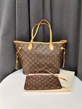 Louis Vuitton — Authentic Louis Vuitton Neverfull Lining France — Handbag — resale